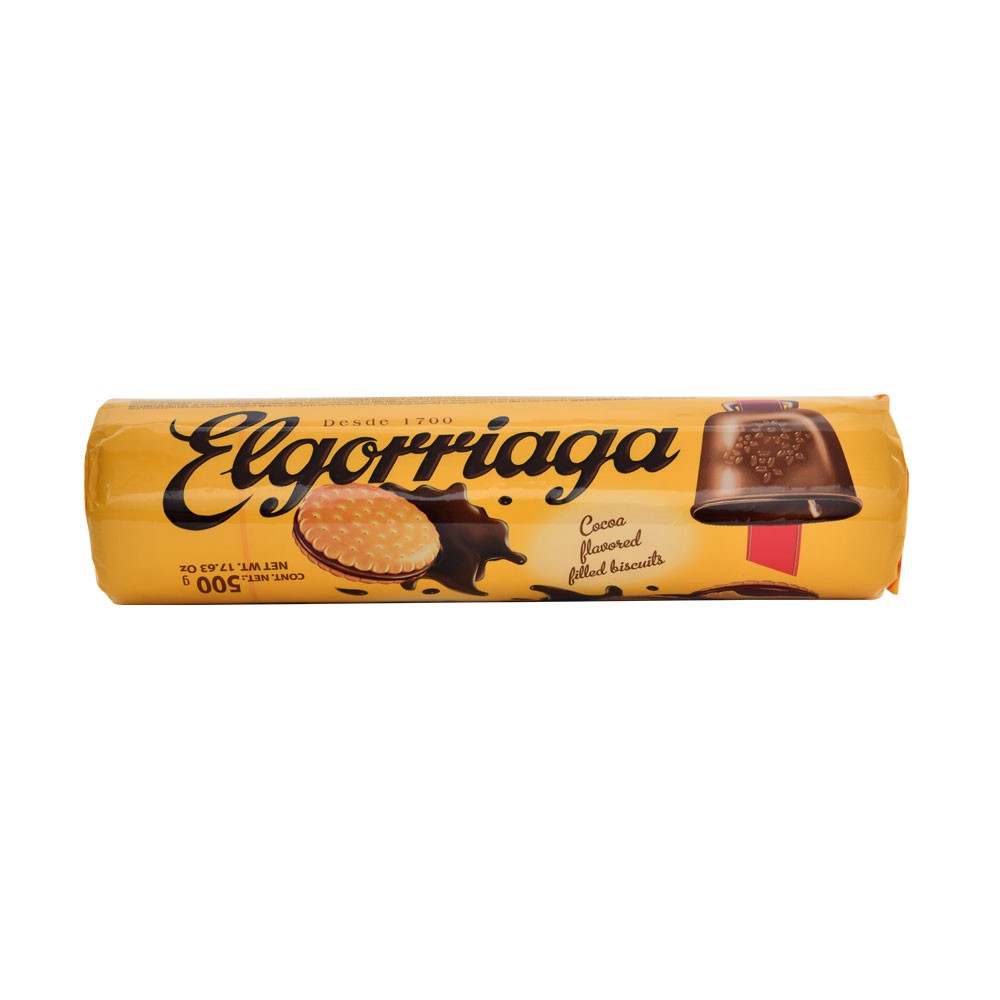 Elgorriaga Chocolate Sandwich Biscuits 500g